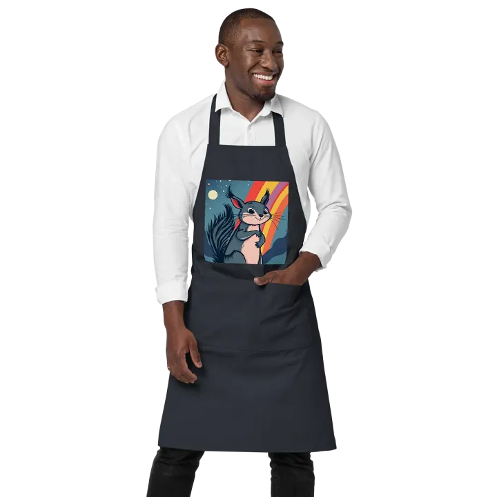 Starry Night Squirrel Apron product image (1)