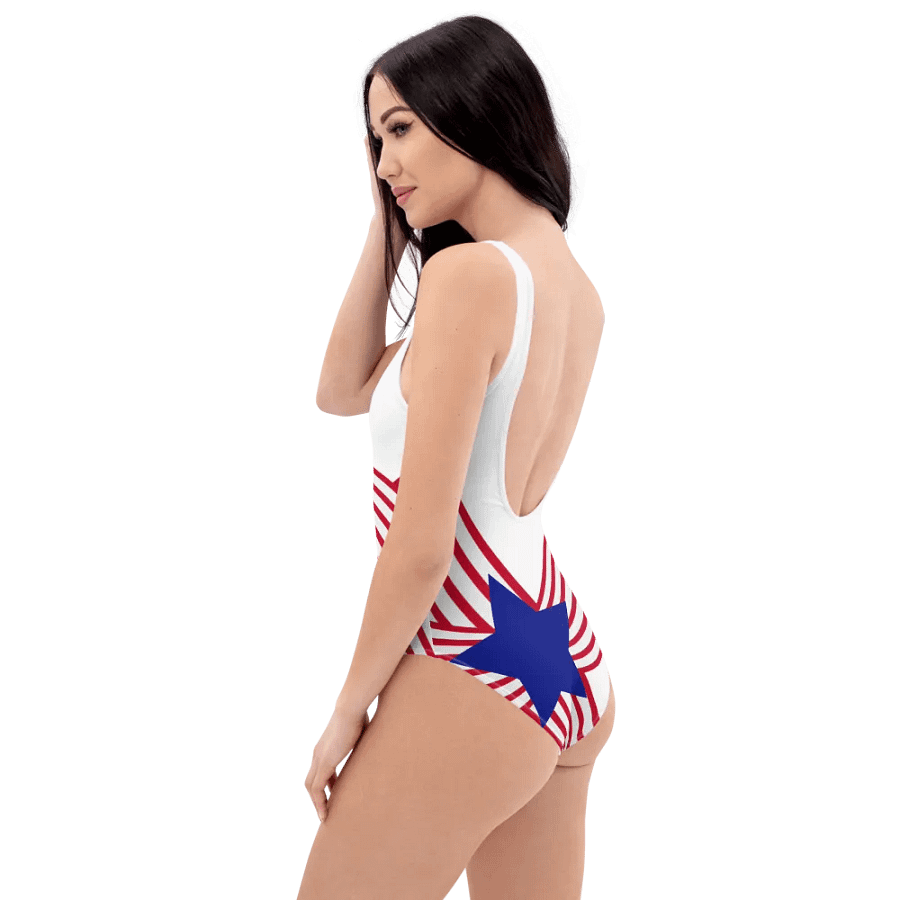 Old Glory Ribbons One-piece Swimsuit product image (9)
