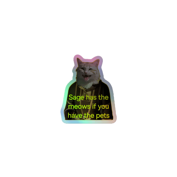 Sage Barter! Holo Sticker product image (1)