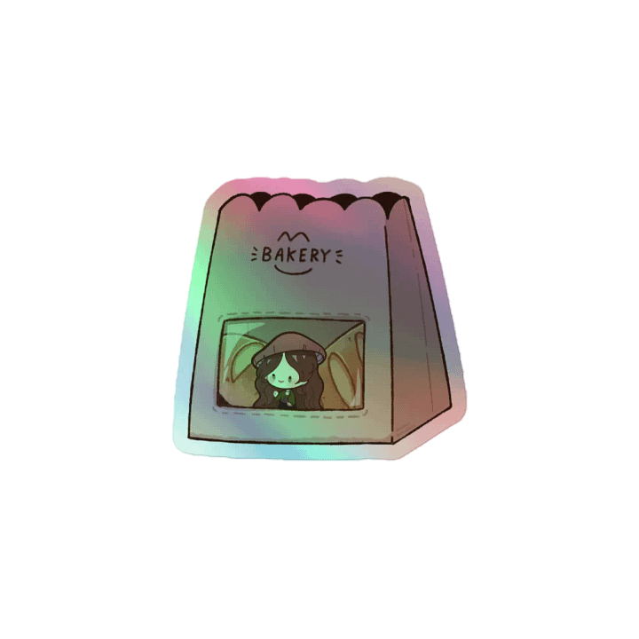 Holographic Bread Bakery Sticker product image (2)