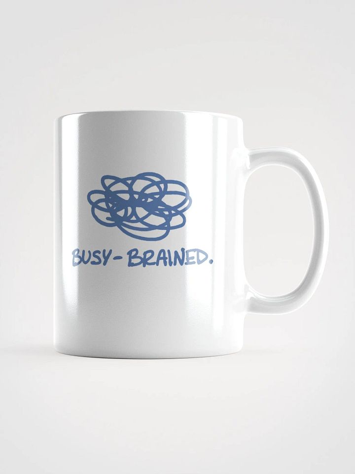 BUSY-BRAINED (teal design) mug product image (1)