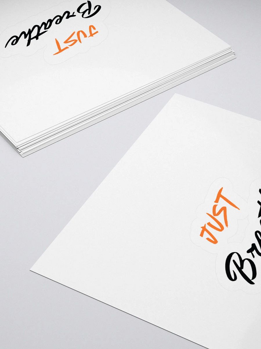Just Breathe Kiss Cut Stickers product image (16)