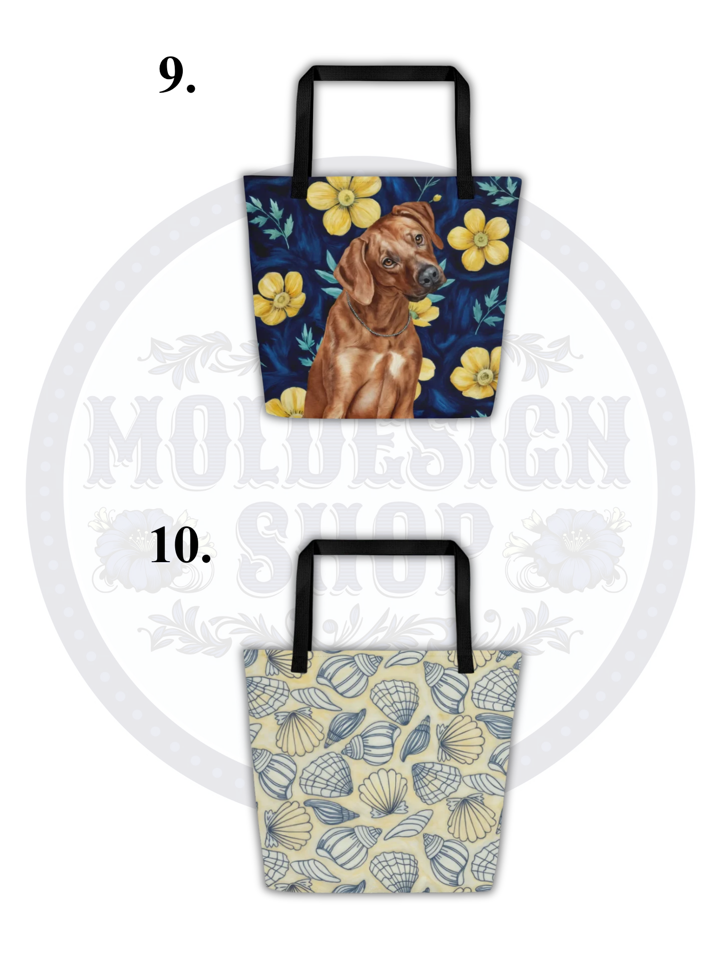 LARGE TOTE BAG WITH POCKET & ALL-OVER PRINT product image (10)