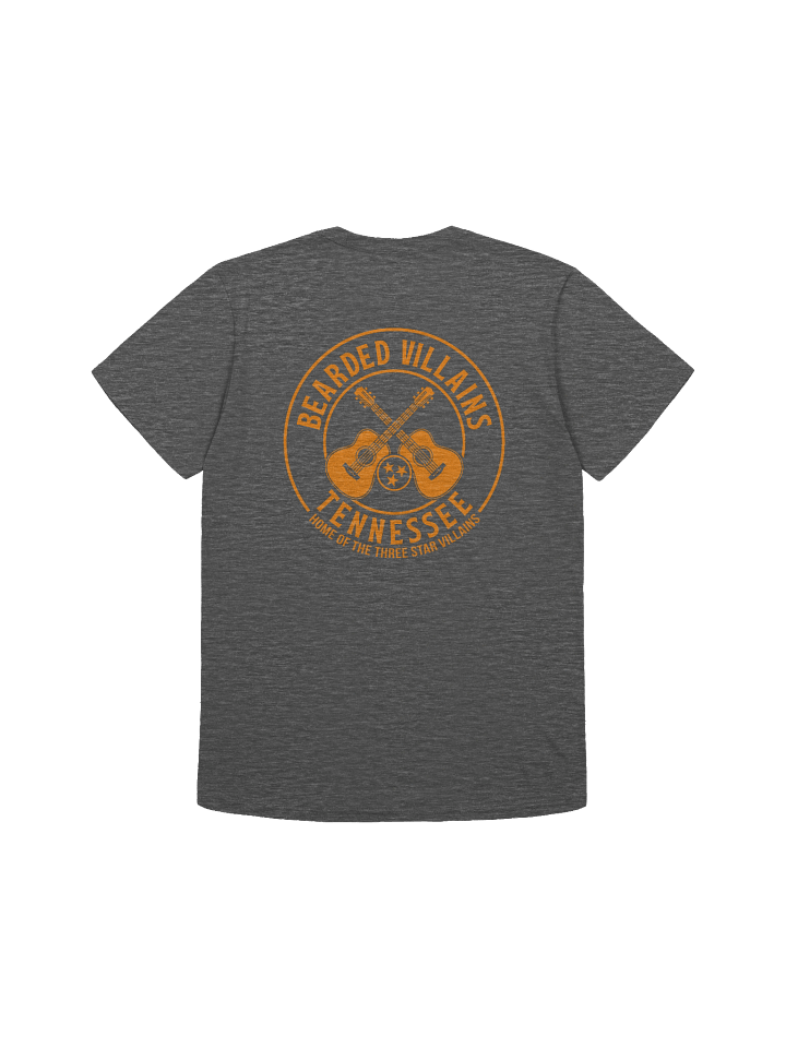 TSV Bearded Villains Tennessee T-Shirt | Bold Vols Guitar Design | Brotherhood & Southern Pride Tee product image (2)