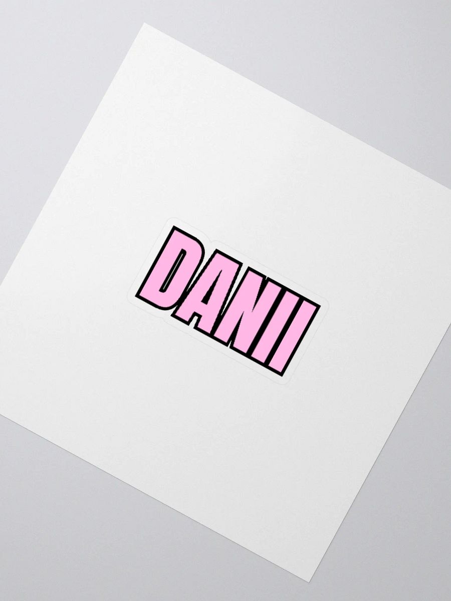 DANII PINK BLACK STICKER product image (7)