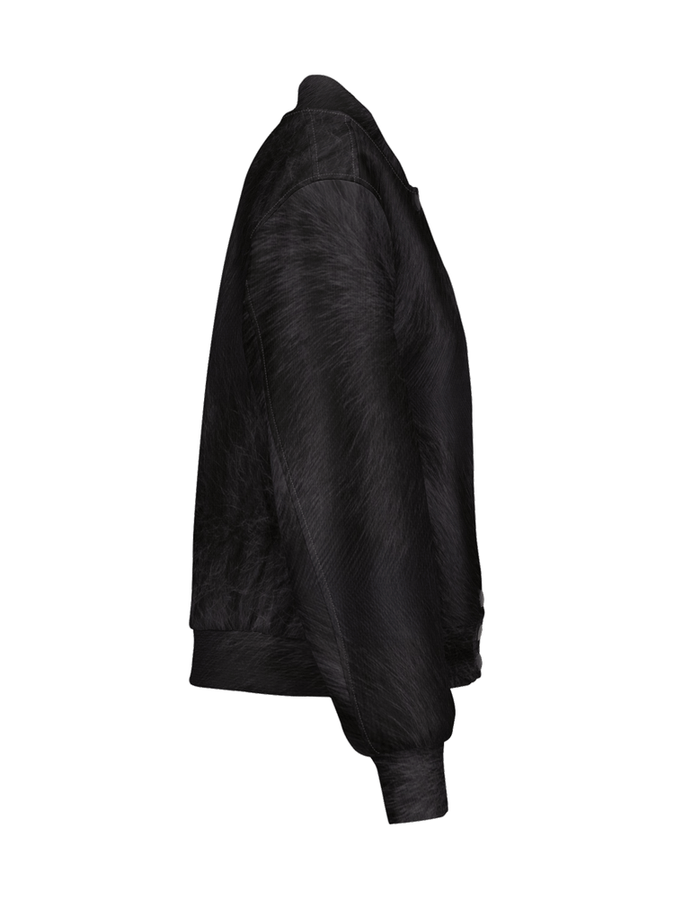 Black Tabby Cat Premium Bomber Jacket (Unisex) product image (4)