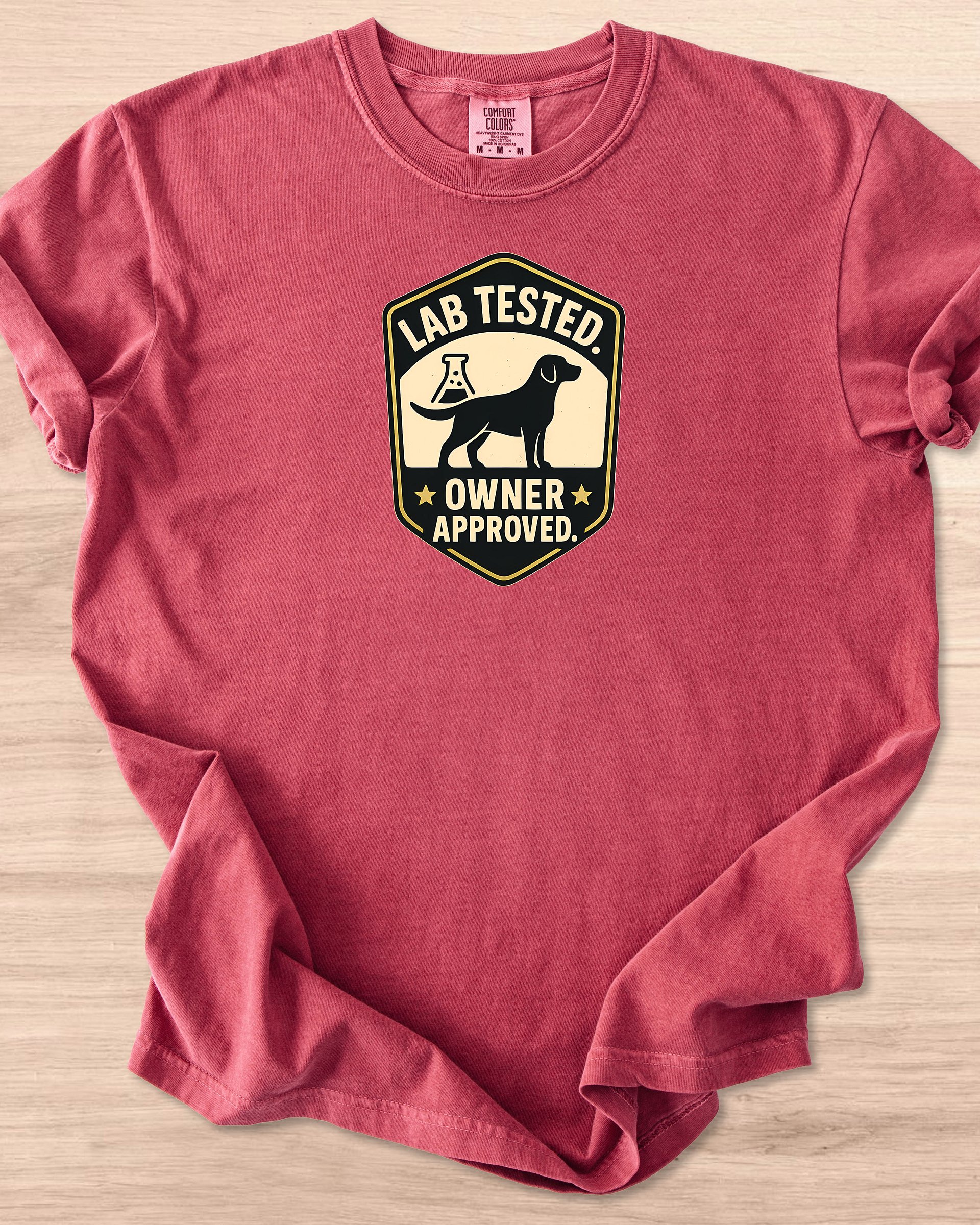 Lab Tested Owner Approved (Labrador Retriever) Tee product image (21)