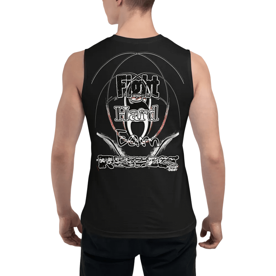 Fight Hard Earn Respect - Embroidered - Muscle Tank product image (6)