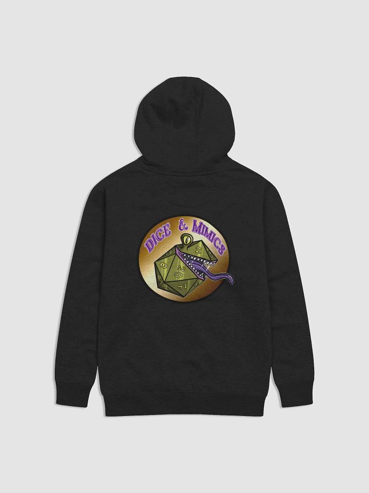 Dice and Mimics D20 Logo Hoodie Front & Back product image (24)