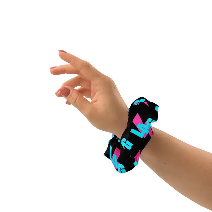 LAG Scrunchie with Bow (Black) product image (1)