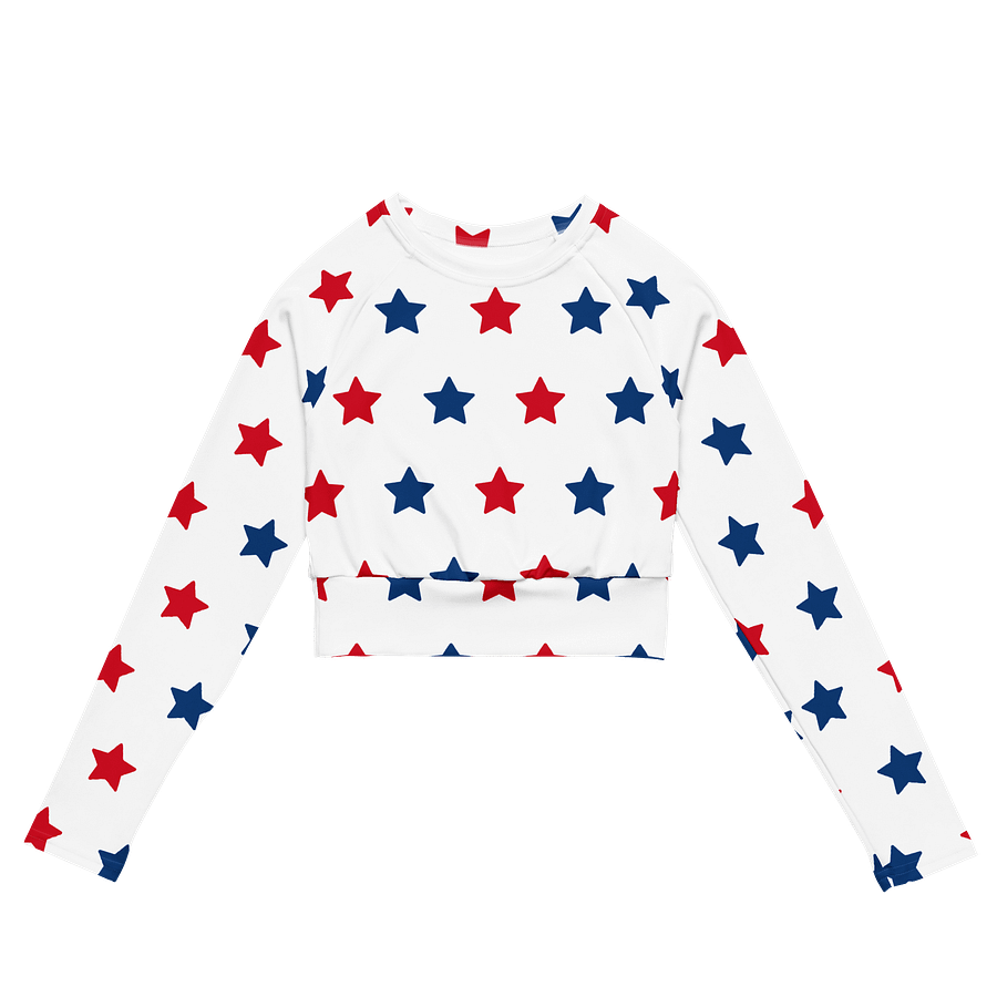 Stellar Recycled Long Sleeve Crop Top product image (2)