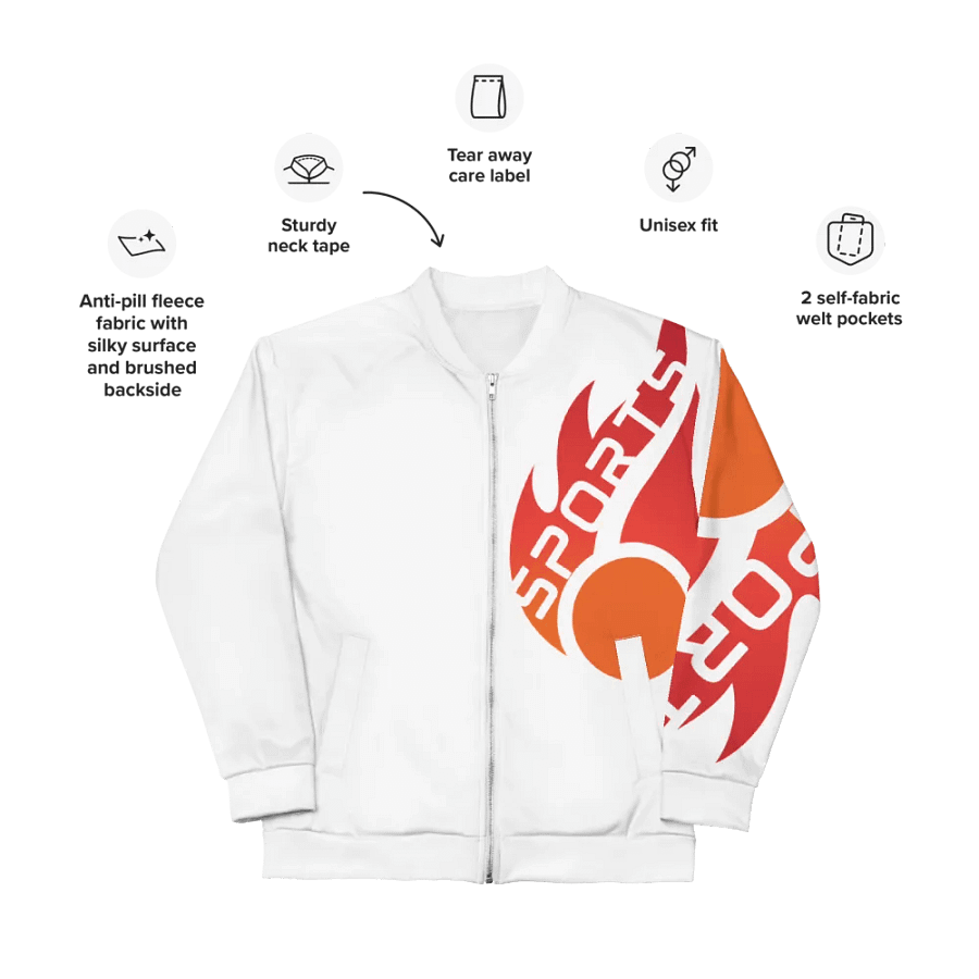 All-Over Print Bomber Jacket - Sports (1) product image (9)