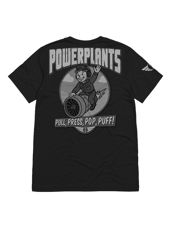 "POWERPLANTS: Puff!" B/W SuperSoft Shirt product image (1)