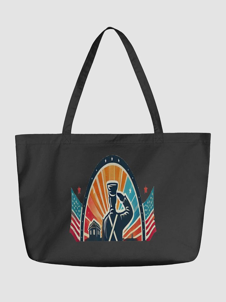 Patriotic Salute Organic Tote product image (1)