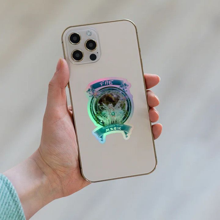 Fae REMEMBER YOUR MAGIC Holographic Kiss-Cut Sticker product image (1)