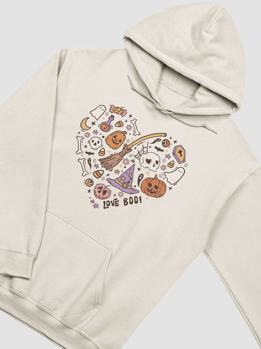 Heart-Shaped Fall and Halloween Design Elements Hooded Sweatshirt | Fall and Halloween Hoodie Design product image (38)