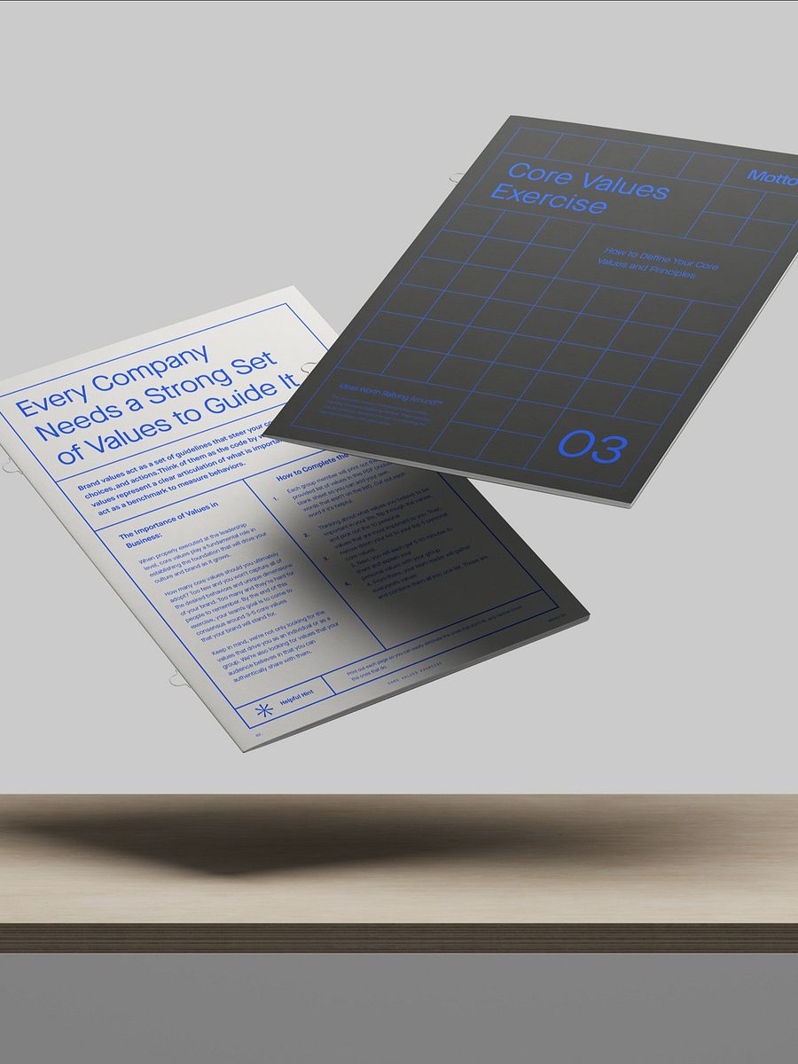 Motto® Core Values Workbook product image (3)