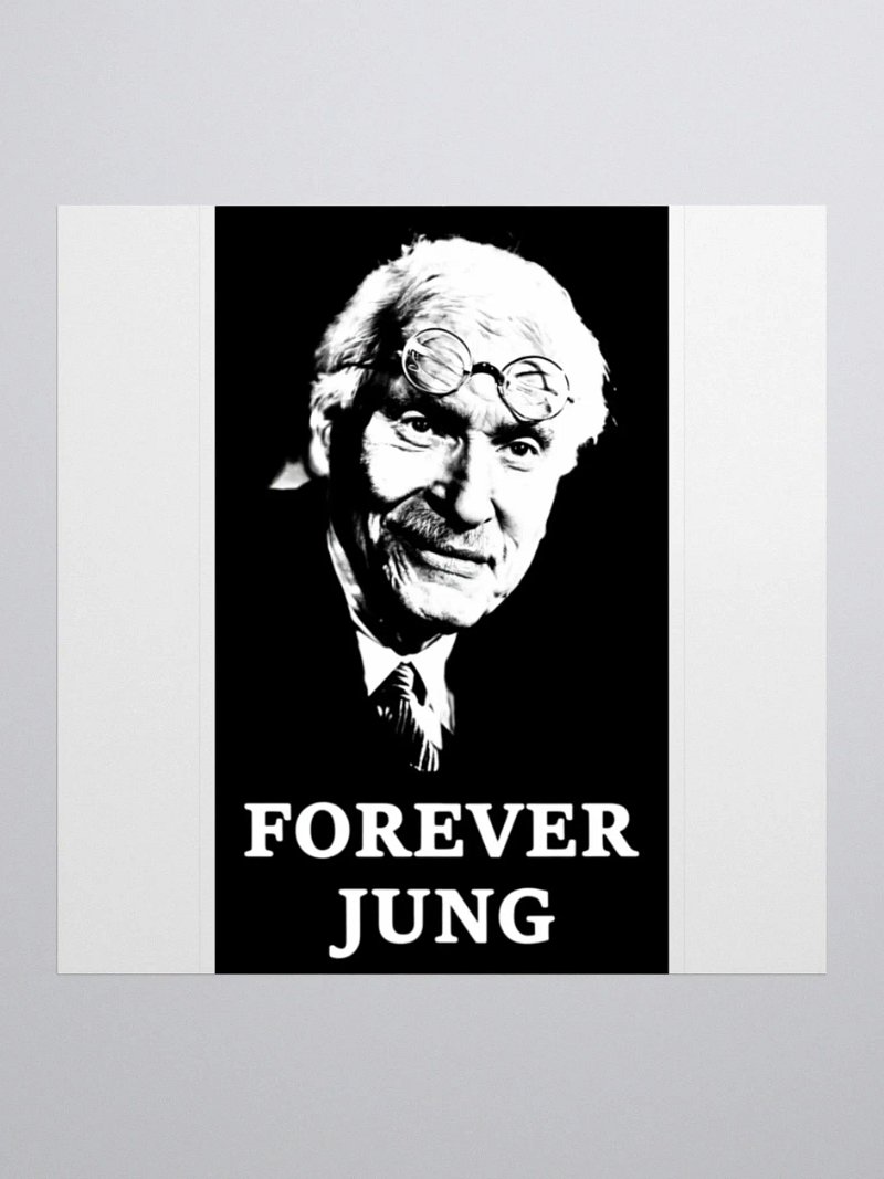 Forever Jung Carl Jung Inspirational Quote Kiss Cut Sticker Sheet - Multiple Sizes Available