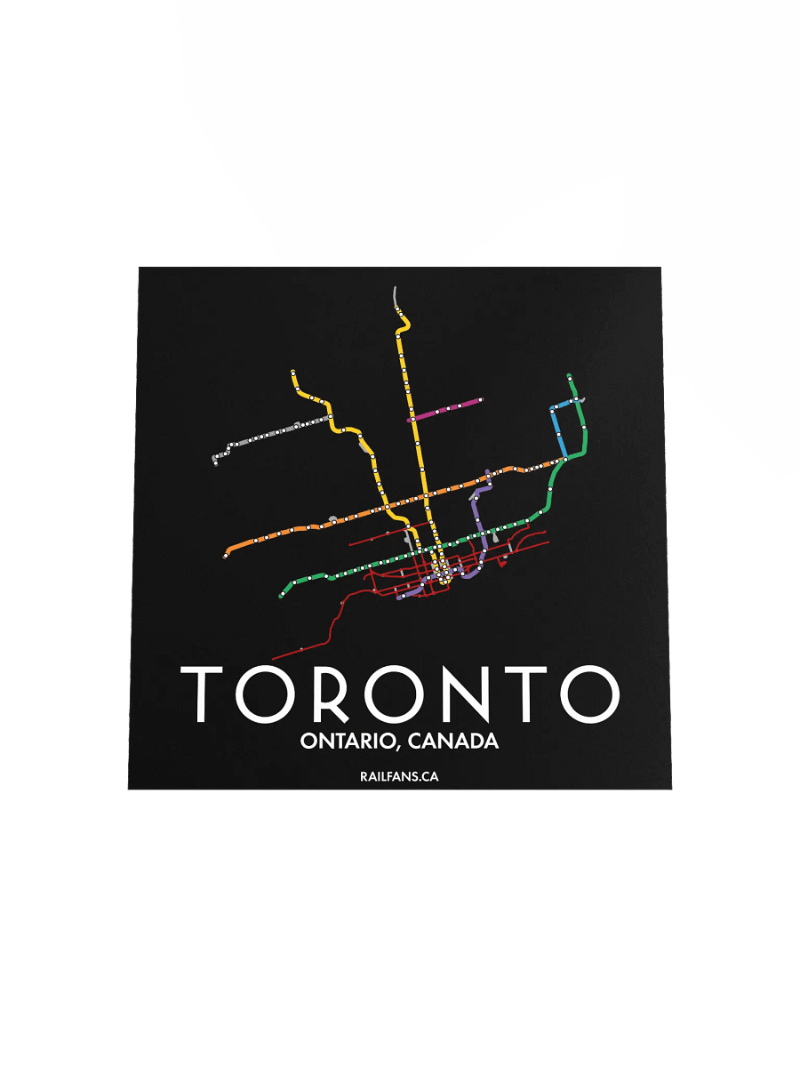 The Rail Fans Canada Transit Map - Toronto product image (4)