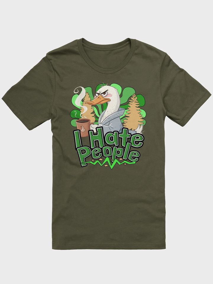 I Hate People Goose Grumpy Coffee Lover T-Shirt product image (13)