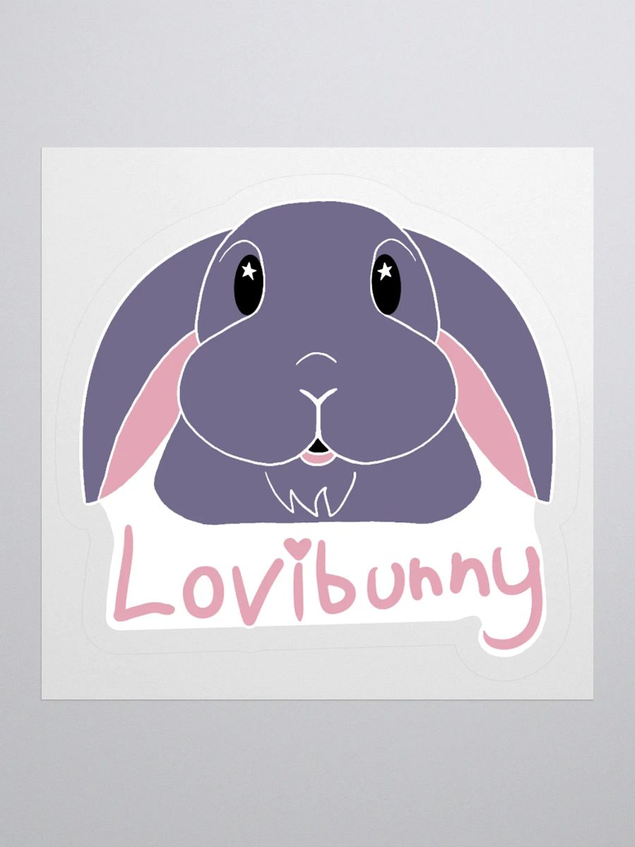 Lovibunny Logo Sticker product image (1)