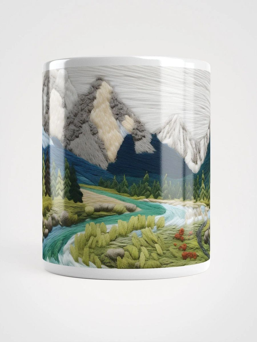 Mountain Serenity Embroidered Mug product image (5)