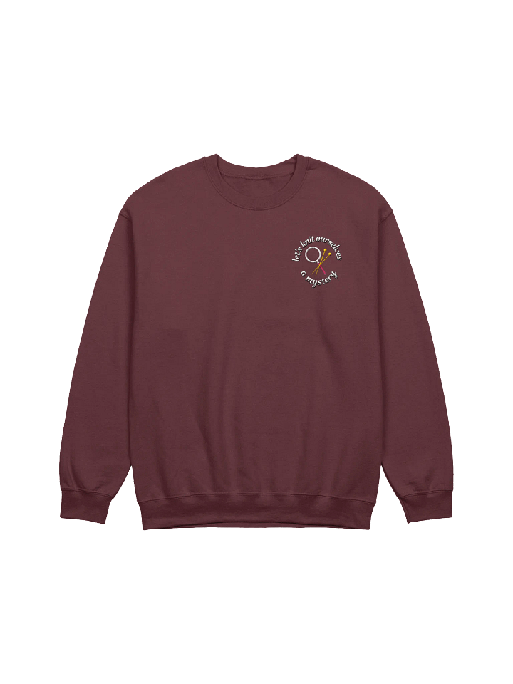 Knit a Mystery Embroidered Crewneck Sweatshirt product image (8)