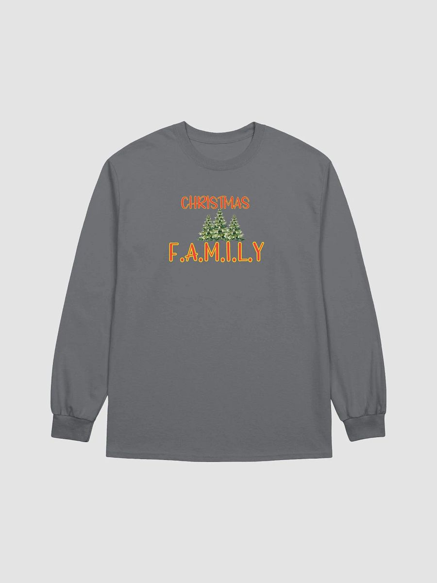 Festive Family Christmas Trees Long Sleeve Tee product image (38)