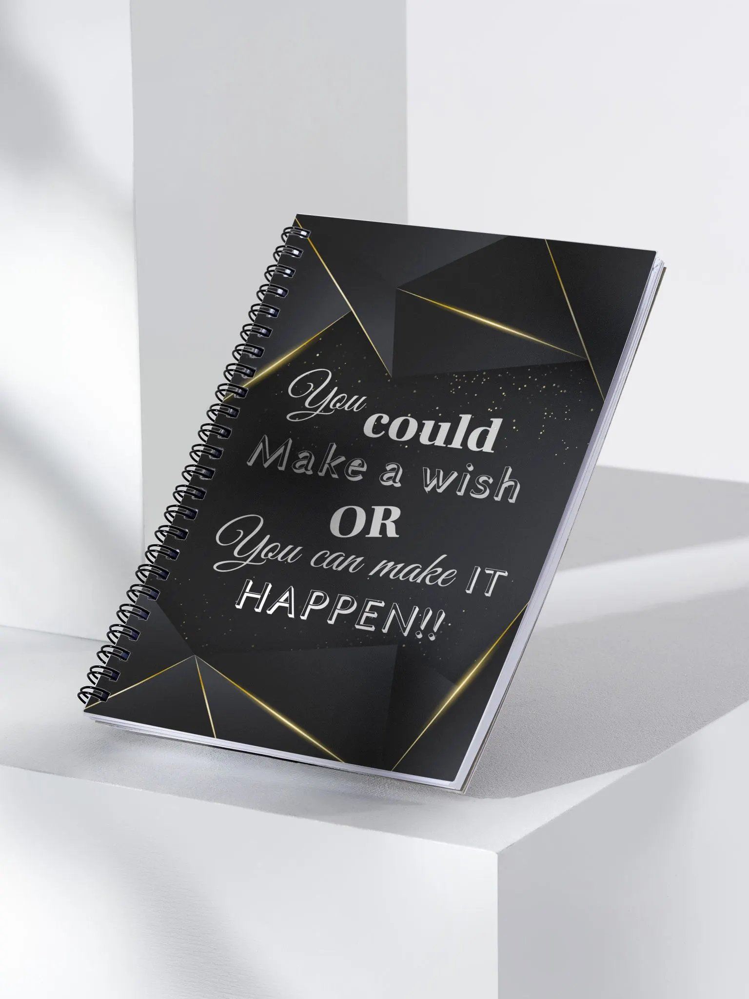 Spiral Notebook w. Inspirational / motivational quote product image (1)