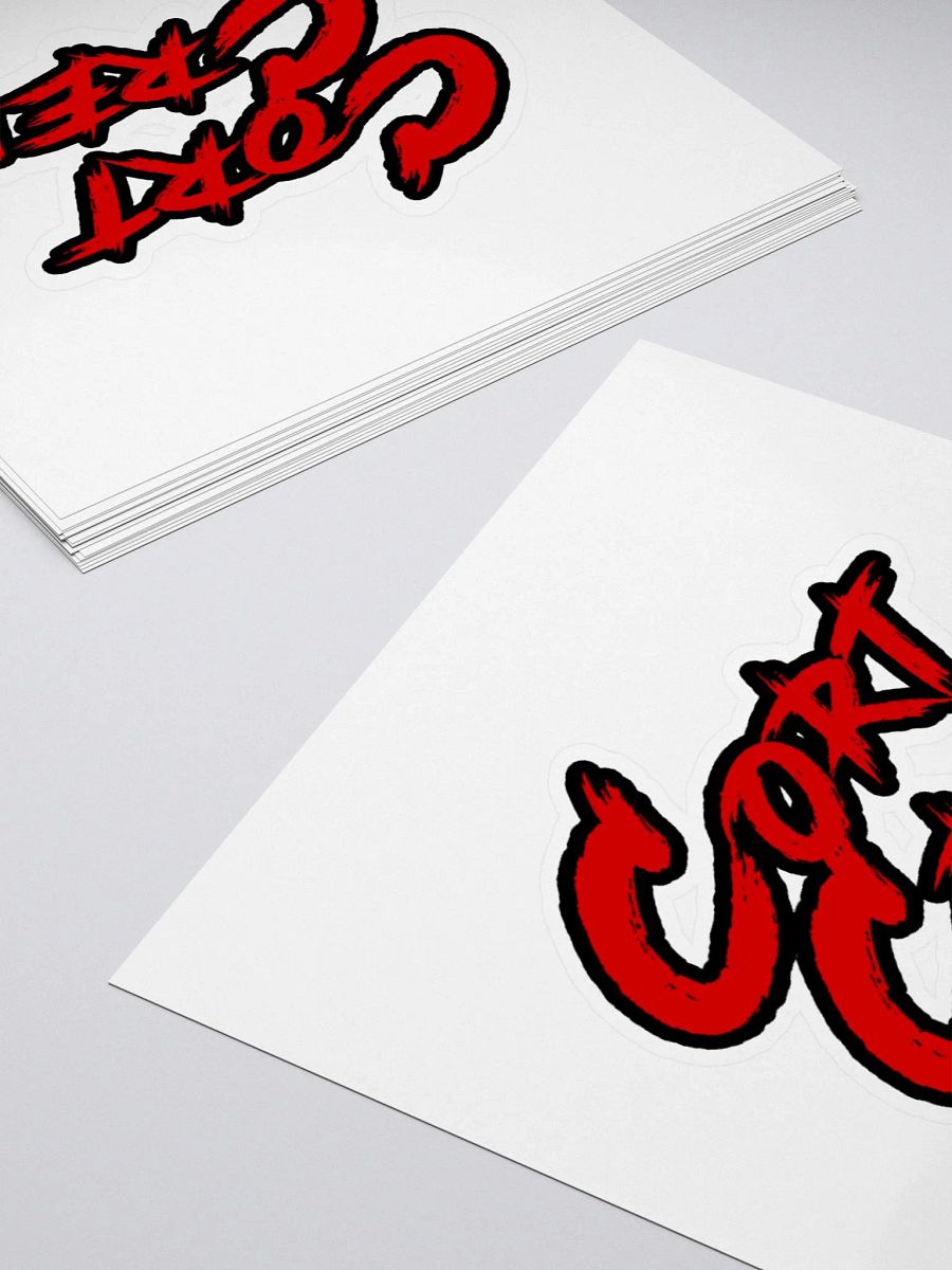 Kiss Cut Cort Crew Logo Sticker product image (11)