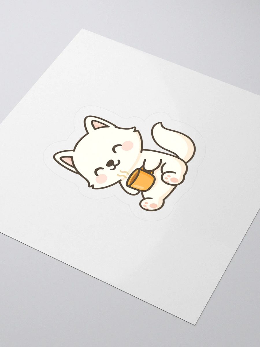 Arctic Fox Tea Time Sticker product image (7)