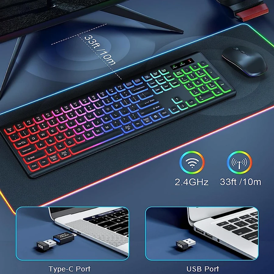Wireless Keyboard and Mouse product image (3)