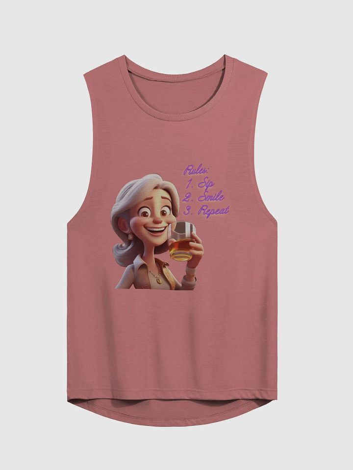 Rules are Sip, Smile & Repeat - Ladies Tank Top product image (15)