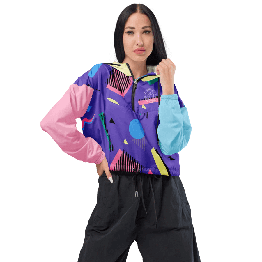 Portal to the 90's Cropped Windbreaker product image (1)