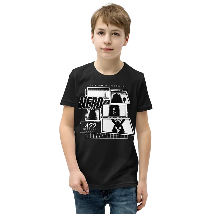 Trip World Speedruns Crew Neck Youth T-Shirt product image (1)