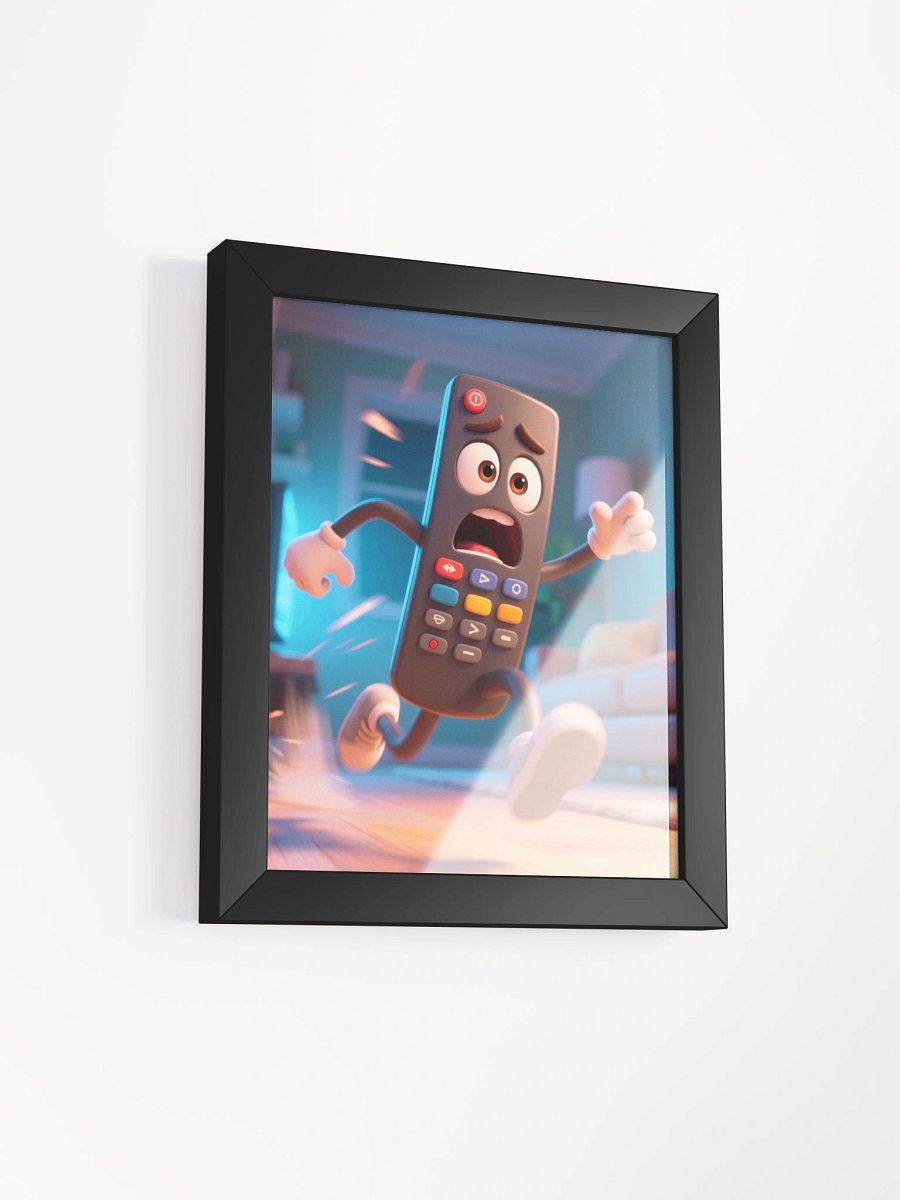 Startled Remote Control Framed Poster product image (30)