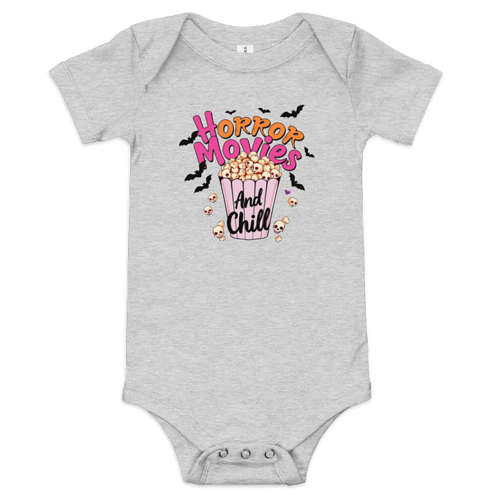 Horror Movies And Chill Baby Romper Onesie product image (1)