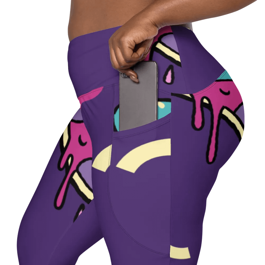 Whimsical Pizza Party Leggings product image (8)