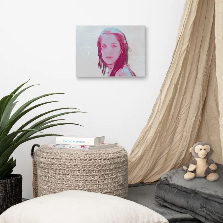 COLOUR MOVING AND STILL RETRO CANVAS WALL ART product image (7)