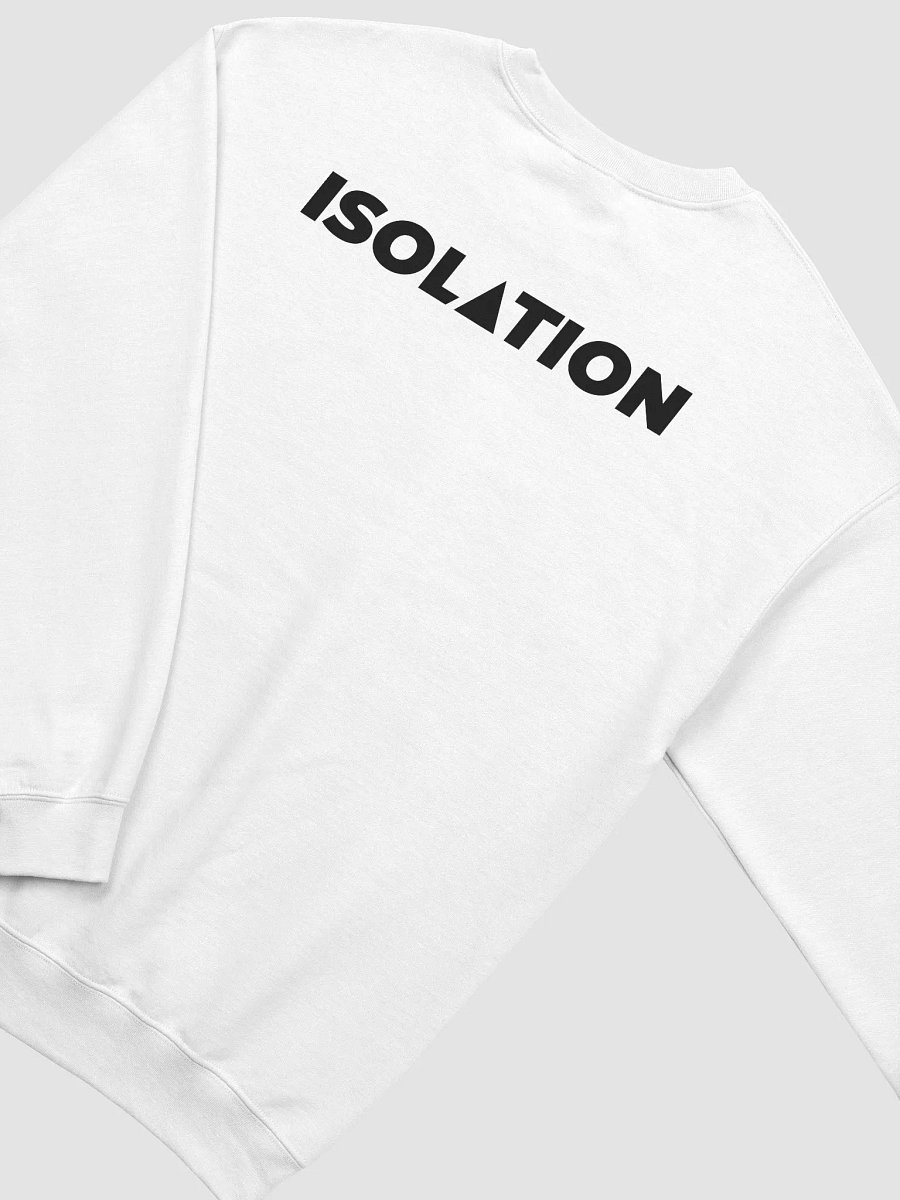 ISOL▲TION — S&J DUO — CREWNECK SWEATSHIRT — B&W TRIANGLES product image (5)