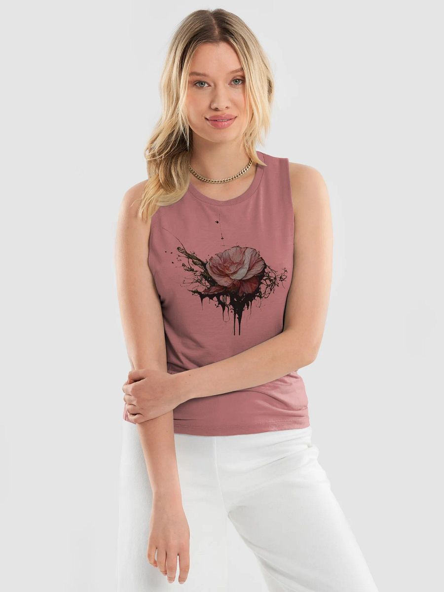Gothic Rose Drip Muscle Tank product image (3)