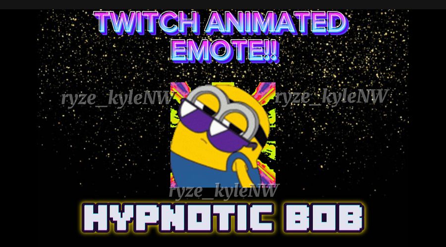 Twitch Animated Emote HYPNOTIC BOB product image (1)
