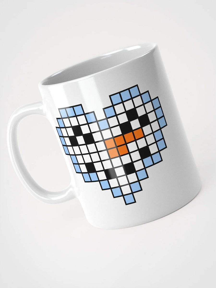 Snowman Heart White Glossy Mug product image (4)