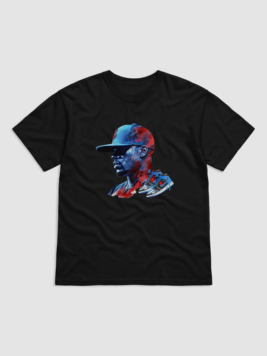 Geometric Style Blue Cap Artwork T-Shirt product image (3)