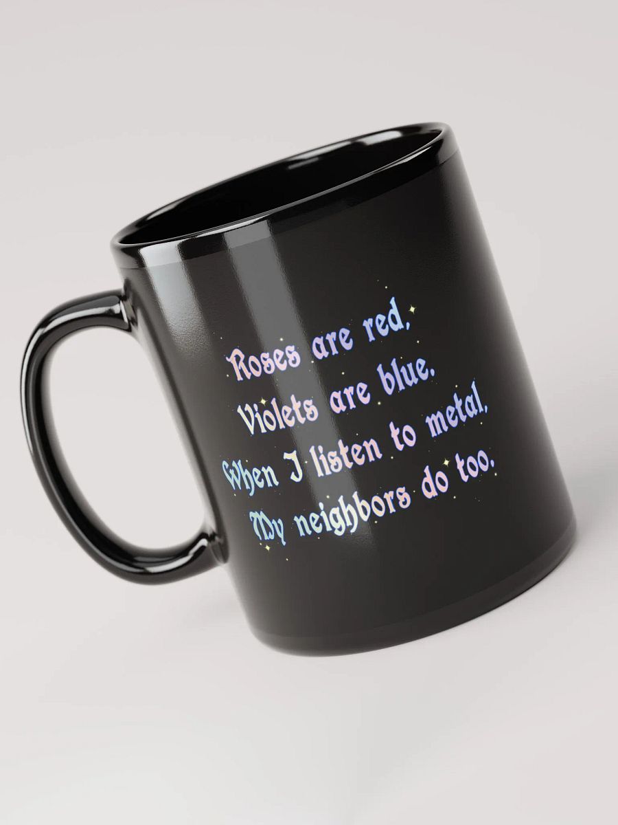 Roses Are Metal (Rainbow Sparkle) Mug product image (5)