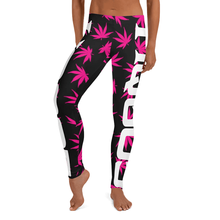 HempQuarters Pink Marijuana Leggings product image (2)