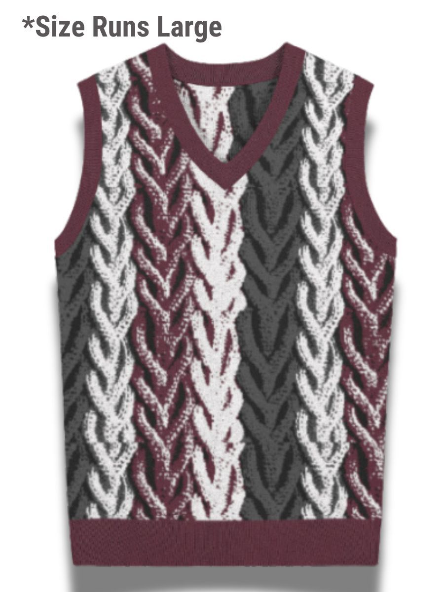 Feels Like Christmas - Knit V-Neck Vest product image (2)