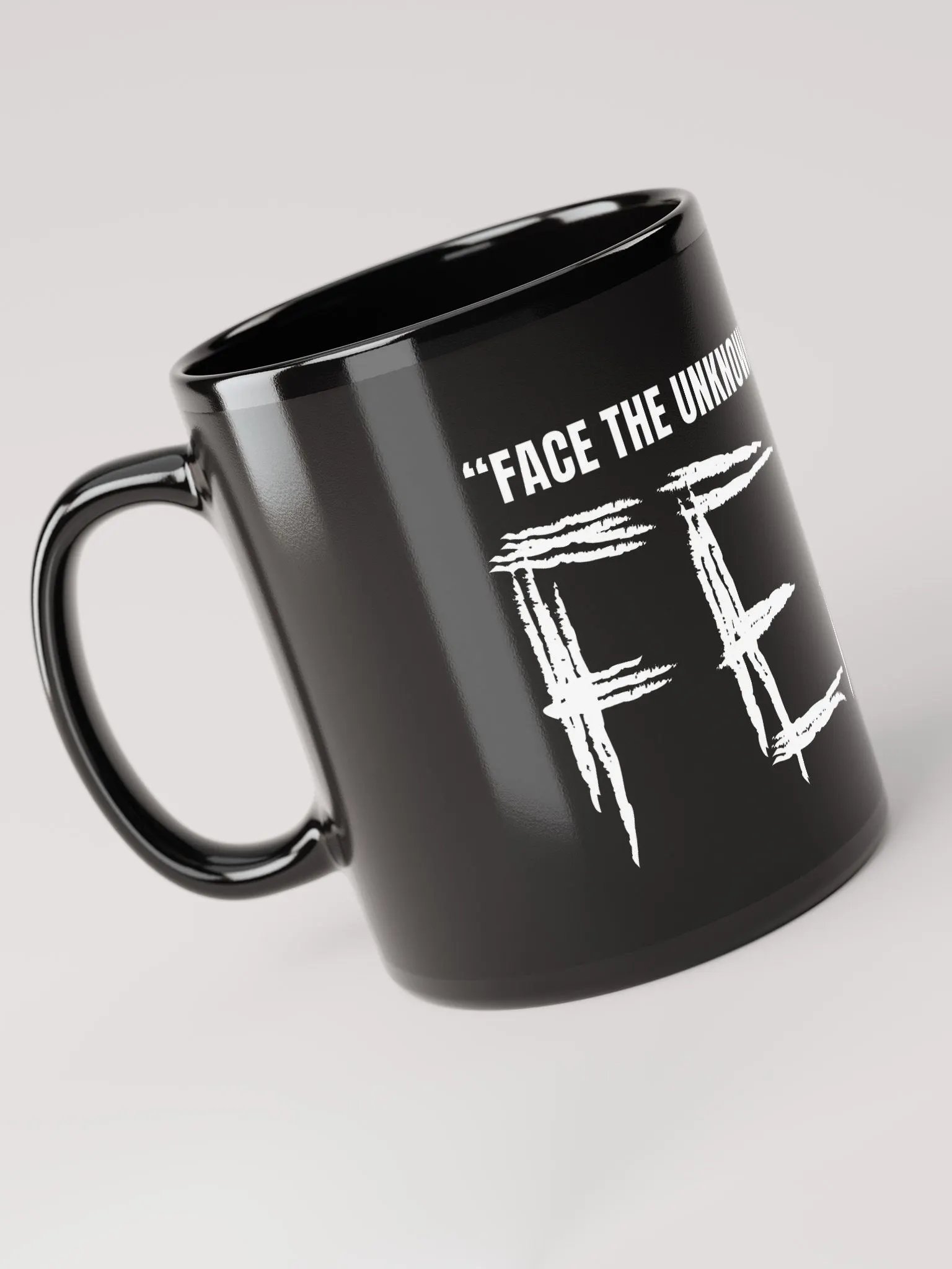 FEAR Official Black Glossy Mug – Limited Edition product image (3)