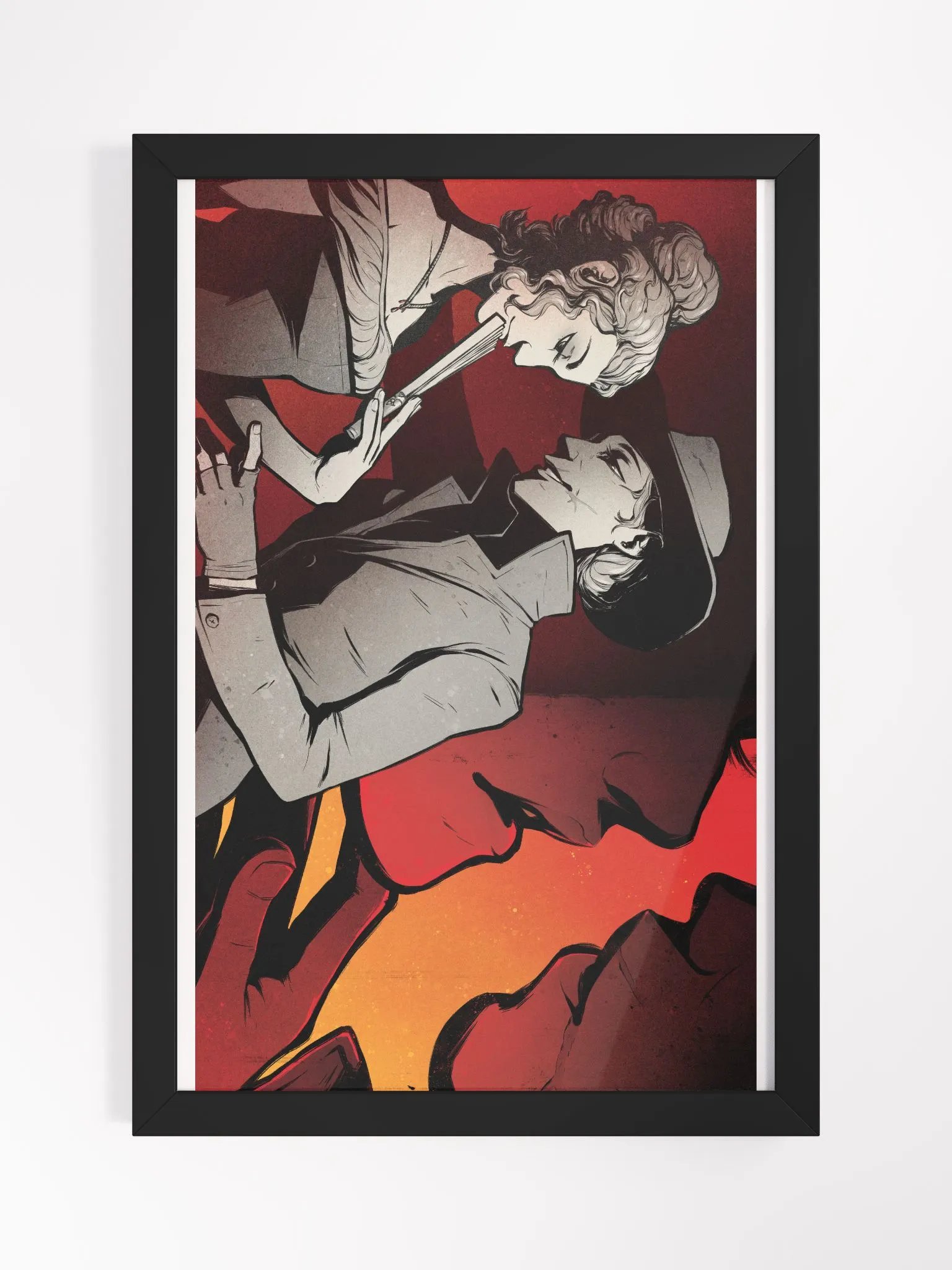 Queen of Hearts Framed Art Print product image (1)
