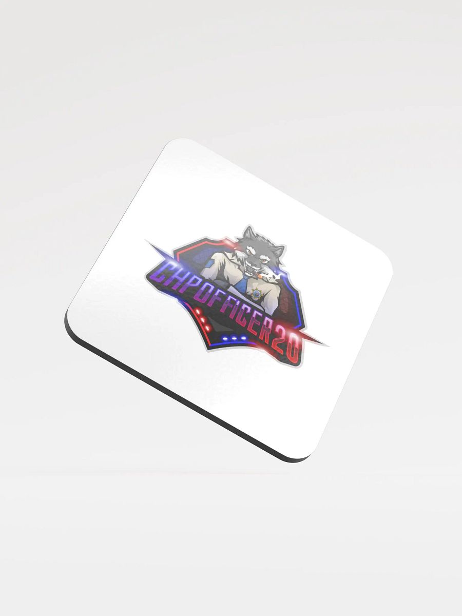 Fierce Wolf Law Enforcement Logo Coaster product image (1)